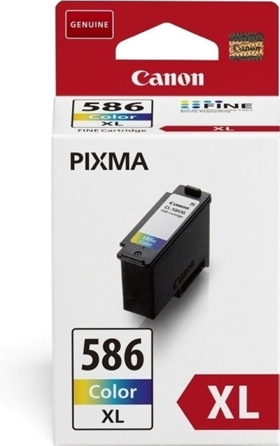 Genuine Canon CL586XL Colour Ink Cartridge 300 Print