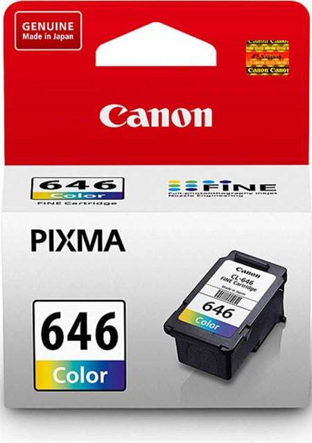 Genuine Canon CL646 TriColour Ink Cartridge 180 Prints