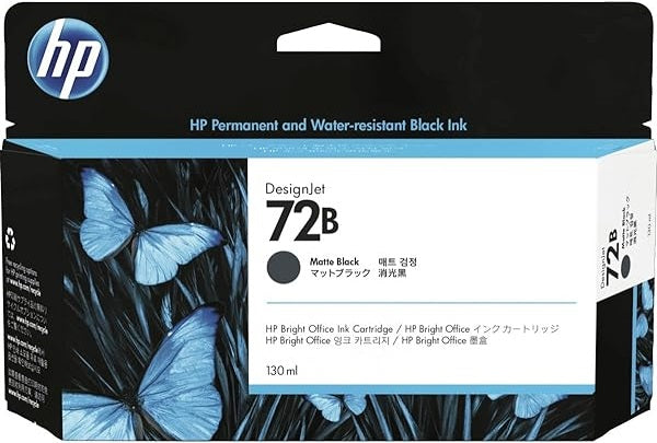Genuine HP 72 C9403A Matte Black Ink Cartridge 130m