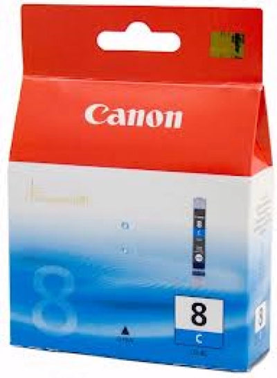 Genuine Canon CLI8C Cyan Ink Cartridge 62 Prints