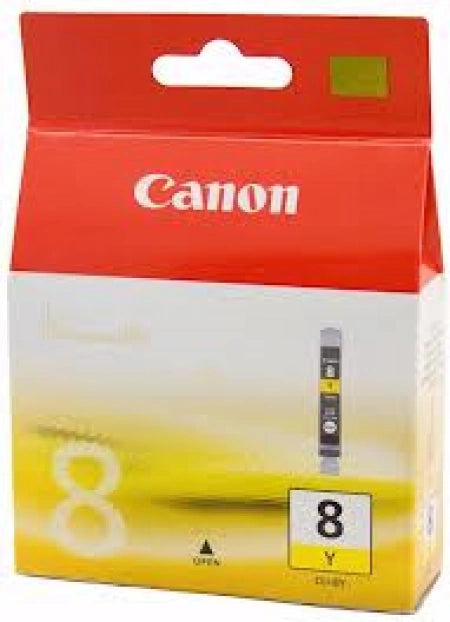 Genuine Canon CLI8Y Yellow Ink Cartridge 40 Prints