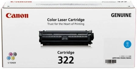 Genuine Canon CART322C Cyan Toner Cartridge ~ 7500 Pages