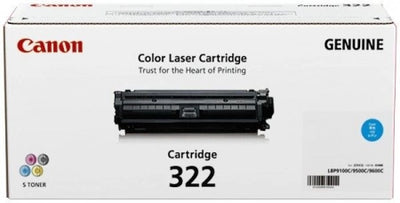 Genuine Canon CART322C Cyan Toner Cartridge ~ 7500 Pages