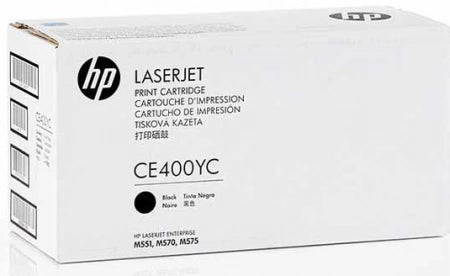 Genuine HP 507Y CE400YC Black Contract Toner Cartridge 11,000 Pages