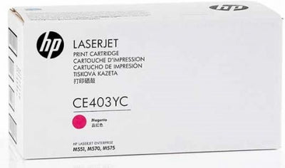 Genuine HP 507Y CE403YC Magenta Contract Toner Cartridge 7700 Pages