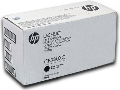 Genuine HP 654X CF330XC Black Contract Toner Cartridge 20,500 Prints