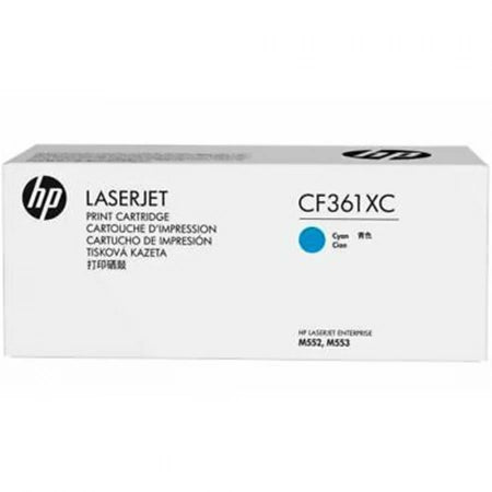 Genuine HP 508X CF361XC - Cyan Contract Toner Cartridge - 9,500 Prints