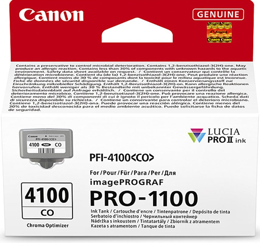 Genuine Canon PFI-4100 Cyan Ink Cartridge 80m