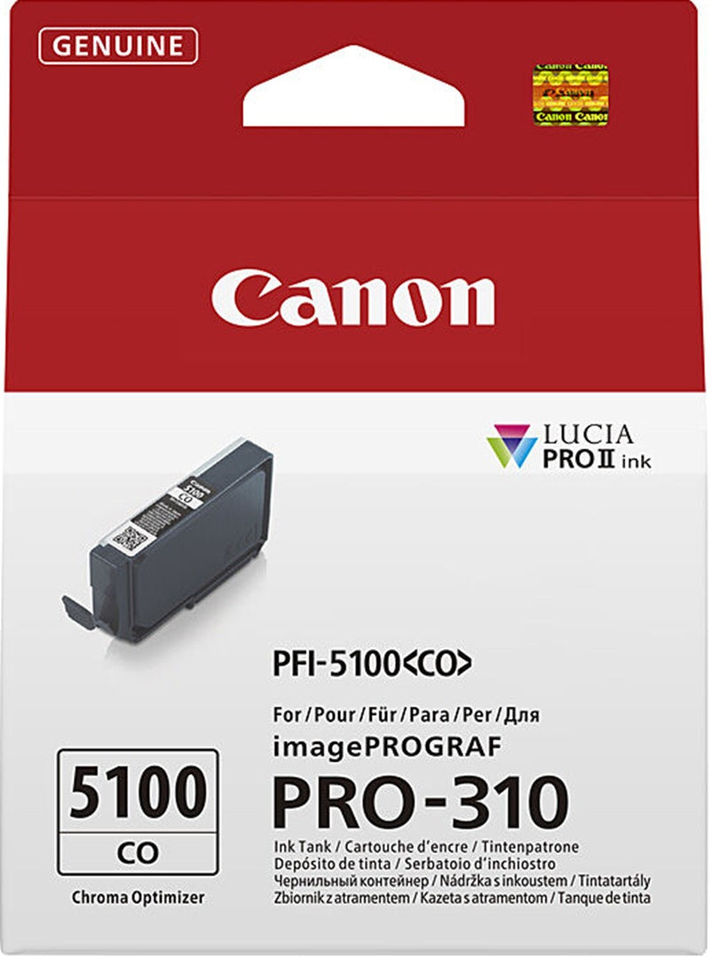 Genuine Canon PFI-5100CO Chroma Optimiser Ink Cartridge 14.4m