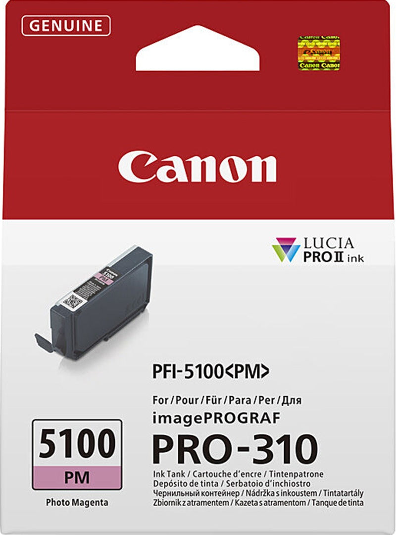 Genuine Canon PFI-5100PC Photo Magenta Ink Cartridge 14.4m