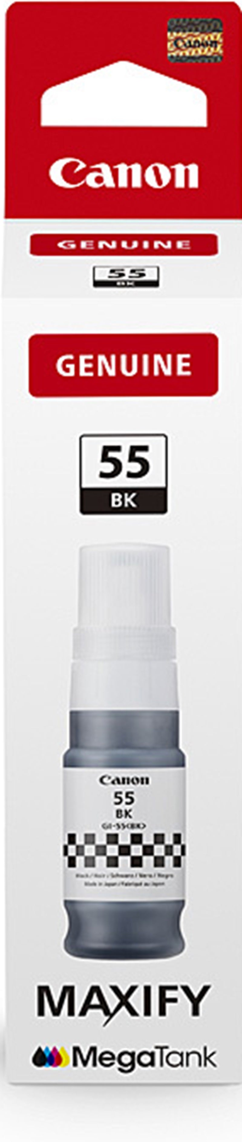 Genuine Canon GI55 Black Ink Bottle 3,000 Print
