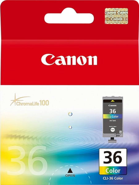 Genuine Canon CLI36C CMYK Ink Cartridge 109 Prints
