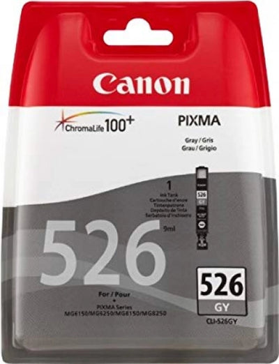 Genuine Canon CLI526GY Grey Ink Cartridge 1,480 Prints
