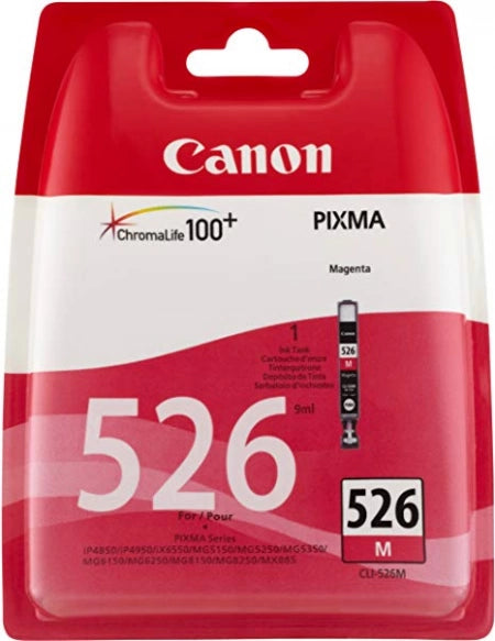 Genuine Canon CLI526M Magenta Ink Cartridge 437 Prints