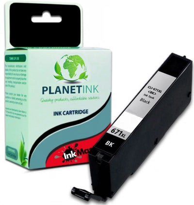 Canon CLI671XLBK Black Compatible Ink Cartridge  4425 Prints