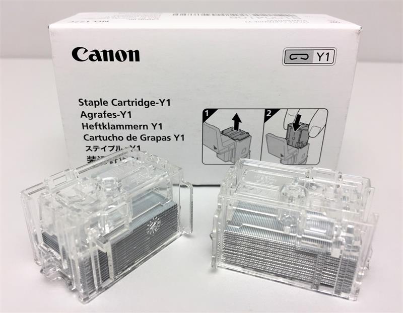 Canon Y1 Staple Cartridge Refill 0148C001 2 Units = 2,000 Staples For Booklet Finisher V1 V2 Y1
