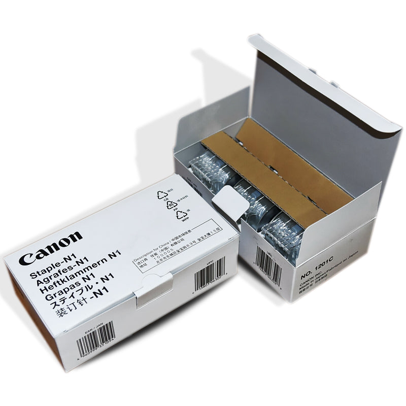 Canon N1 staple cartridge refills 1007B001 3 Units x 5,000 Staples) 15,000 Yield for booklet finisher K1, N1, Q1 Pro, W1 Pro, X1, finisher AM1, K1, N1, Q1, V1, V2