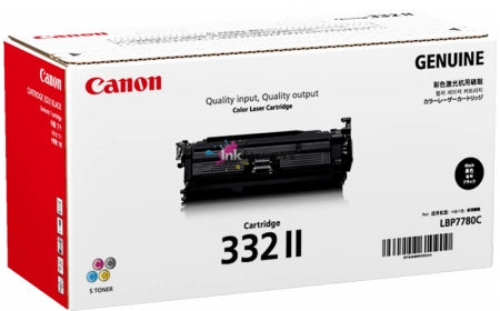 Canon CART332BKII Black Genuine Toner Cartridge 12,000 Prints