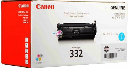 Canon CART332C Cyan Genuine Toner Cartridge 6,400 Prints