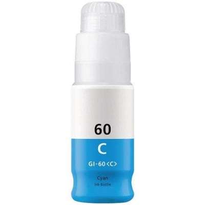 Canon GI60C Cyan Compatible Ink Bottle 7,700 Prints