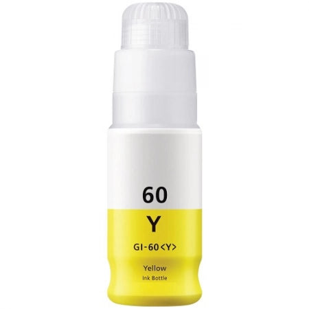 Canon GI60Y Yellow Compatible Ink Bottle 7,700 Prints