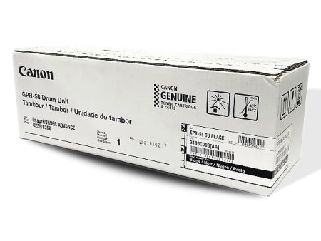 Canon NPG-76 NPG76BK GPR-58 GPR58BK DG76B Black Drum Cartridge 48,200 Pages 2186C001AA