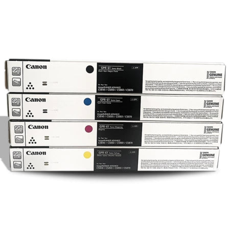 Genuine 4-Pack Canon NPG83 GPR61 High Yield Toner Cartridge 3763C001AA-3766C001AA