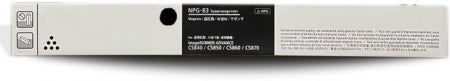 Canon NPG83 GPR61 Compatible Black w/Genuine Toner Powder 71,000 Prints (3763C001AA)