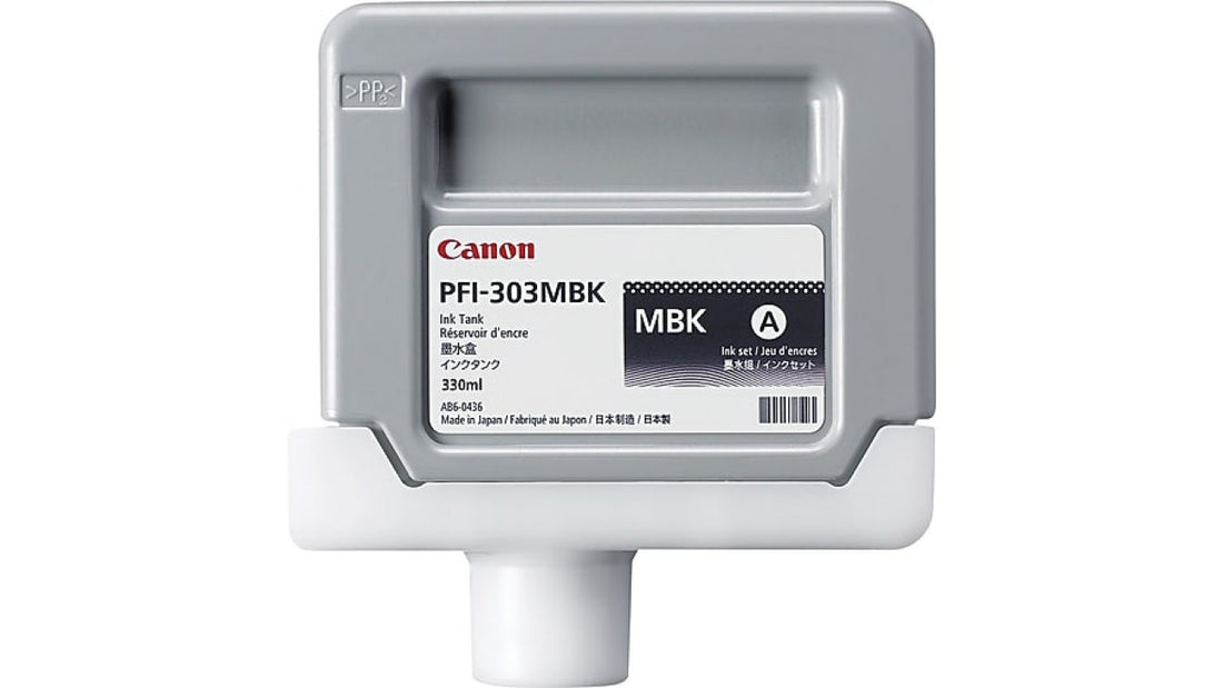 Canon PFI303MBK Matte Black Genuine Ink Cartridge 330m