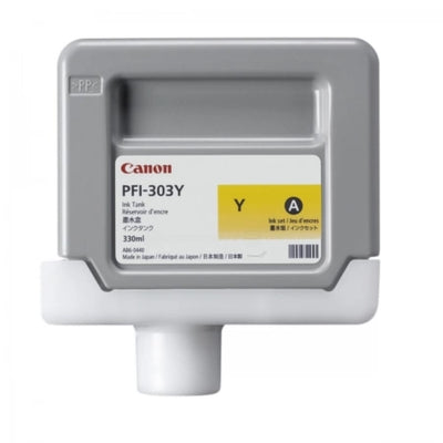 Canon PFI303Y Yellow Genuine Ink Cartridge 330ml