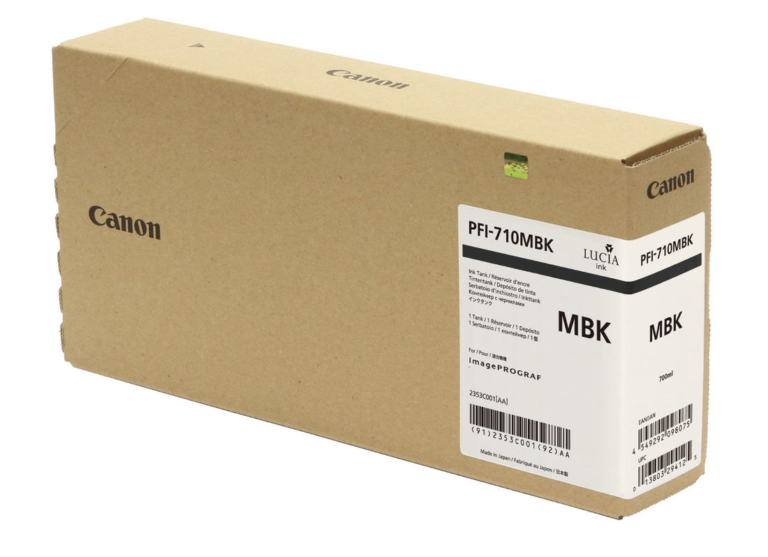 Genuine Canon PFI-710 Matte Black Ink Cartridge 700m