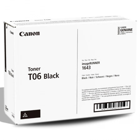 Canon imageRUNNER T06 Black Toner Cartridge 1643i /1643iF /1643P 20,500 Pages 3526C001AA 3526C001CTA