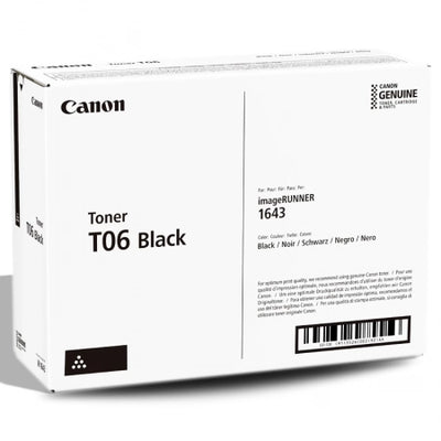 Canon imageRUNNER T06 Black Toner Cartridge 1643i /1643iF /1643P 20,500 Pages 3526C001AA 3526C001CTA