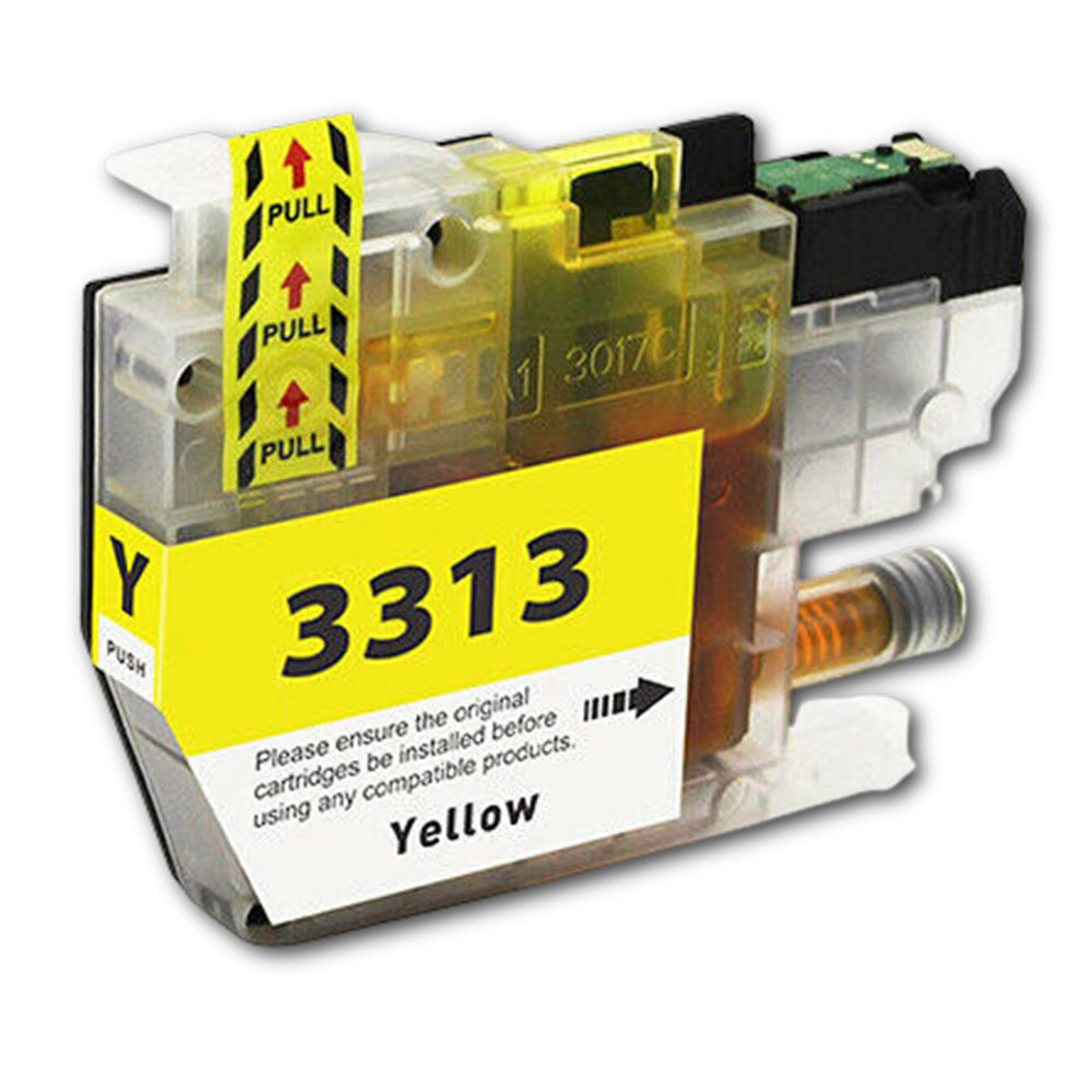 Brother LC3313Y Yellow Compatible Ink Cartridge 400 Print Yield