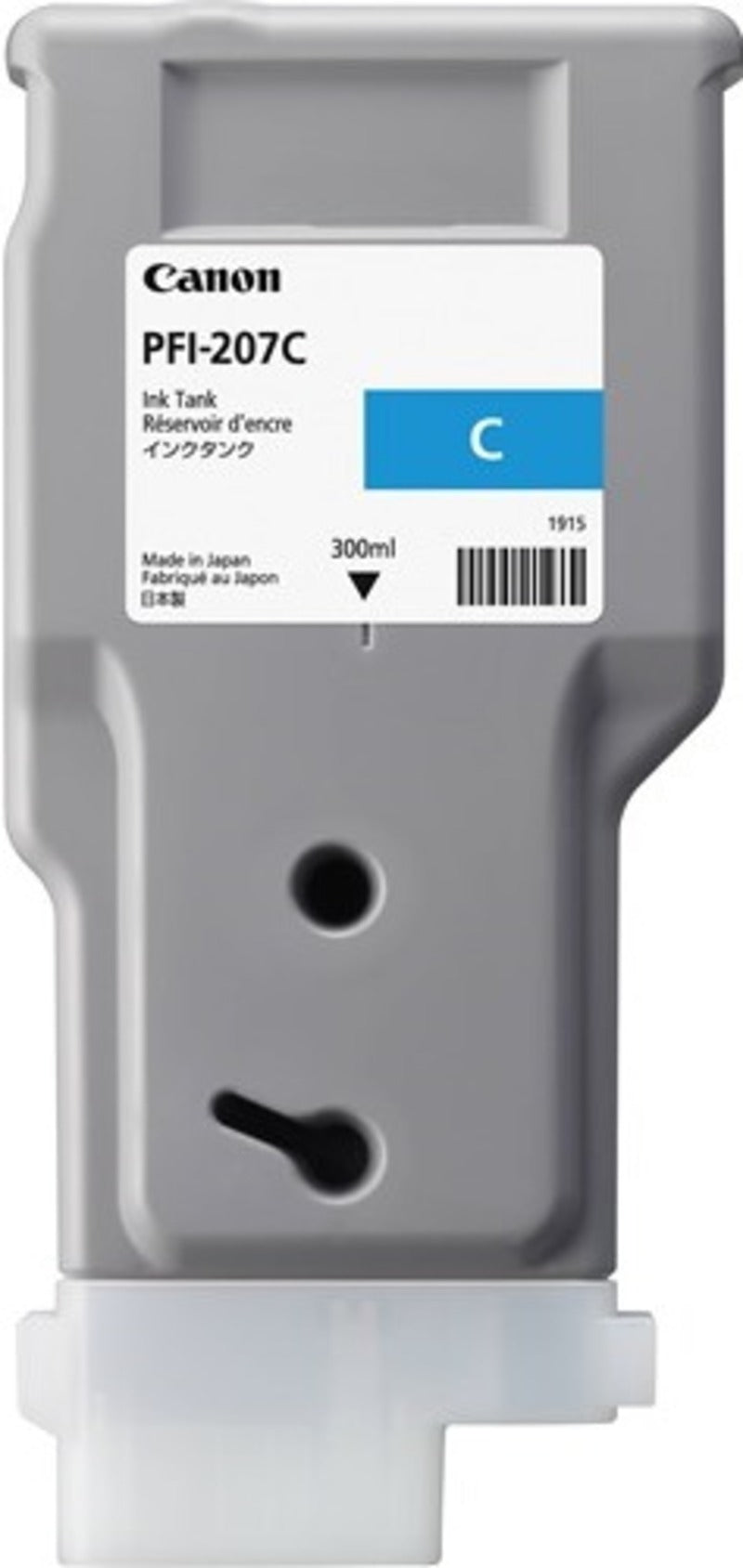 Genuine Canon PFI-207C Cyan Ink Cartridge 300-m