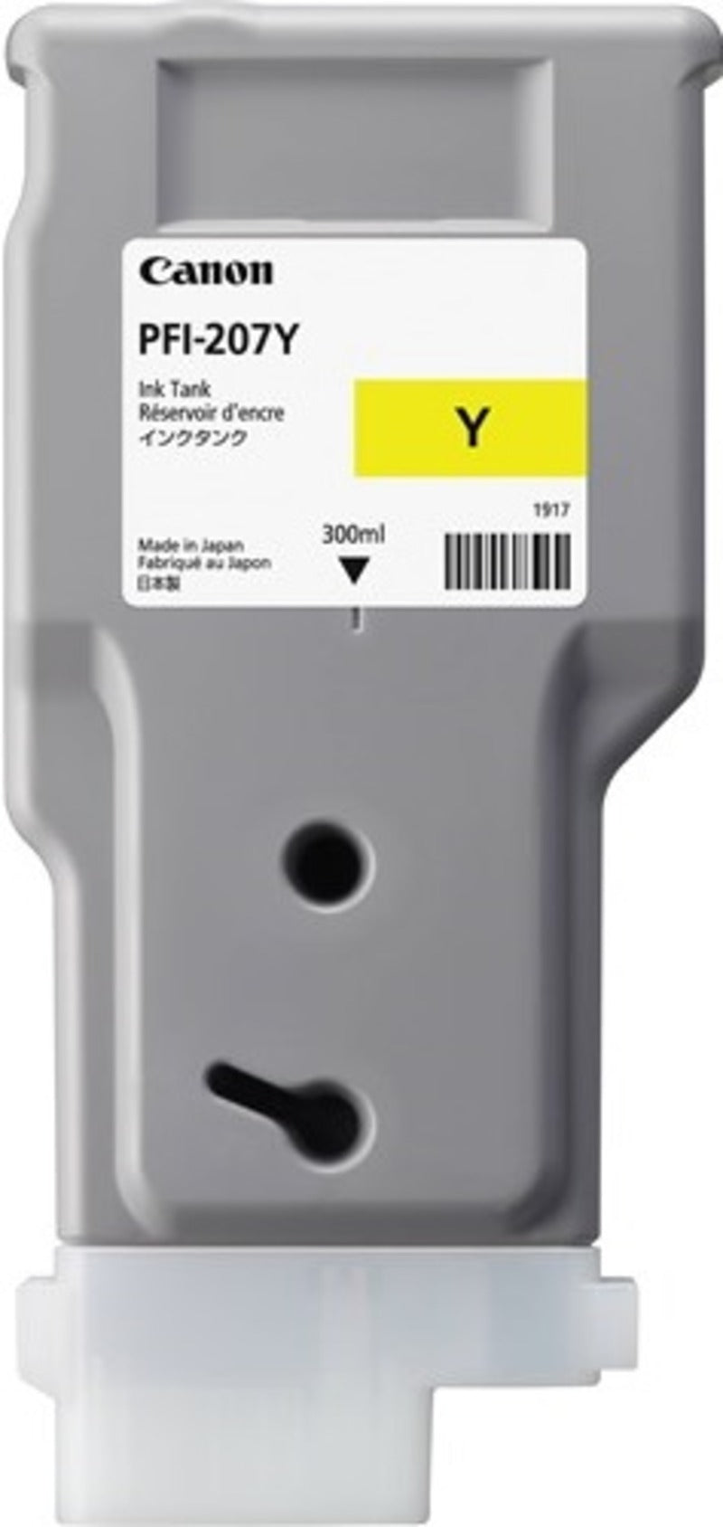 Genuine Canon PFI-207Y Yellow Ink Cartridge 300-m