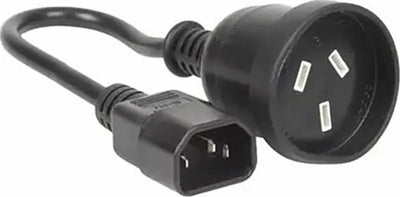CyberPower 0.15m IEC C14 Plug to 3-Pin Socket Power Cable