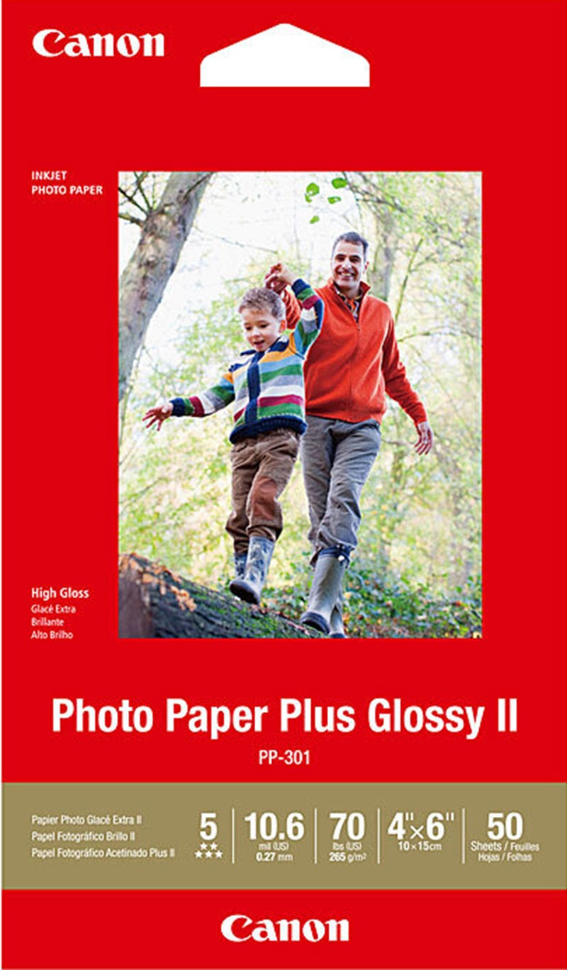 Canon 4x6 Glossy Photo Paper 50 Sheets/Pack