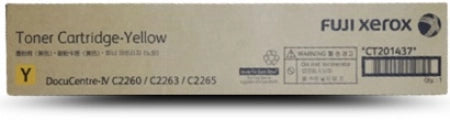 Genuine Fuji Xerox CT201437 Yellow Toner 15,000 Pages For IV C2260 C2263 C2265
