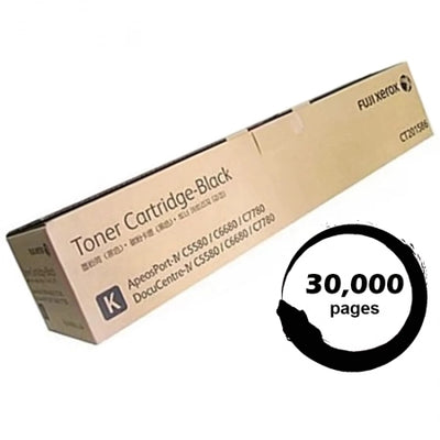 Genuine Fuji Xerox CT201586 Black Toner Cartridge IV C5580, IV C6680,IV C7780 30,000 Prints