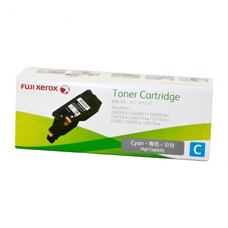 Genuine Fuji Xerox DocuPrint CP105B CT201592 Cyan Toner Cartridge 1,400 Prints