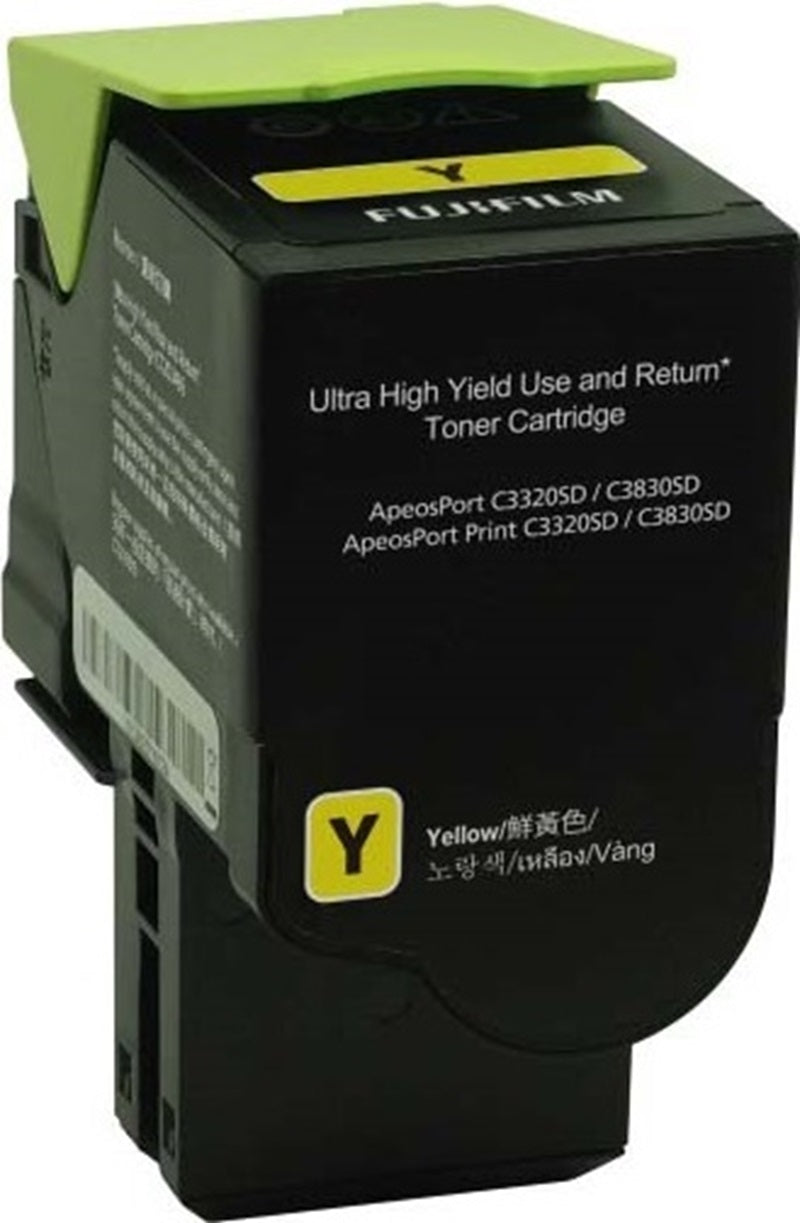 Genuine Fujifilm CT203632 Yellow Metered Toner Cartridge 7.5K Print