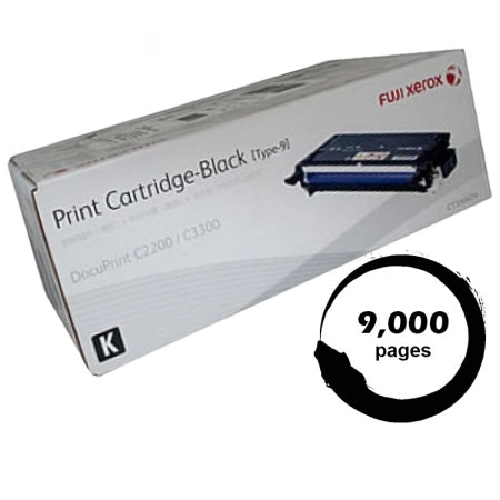Genuine Fuji Xerox C2200 CT350674 Black Toner Cartridge 9,000 Prints