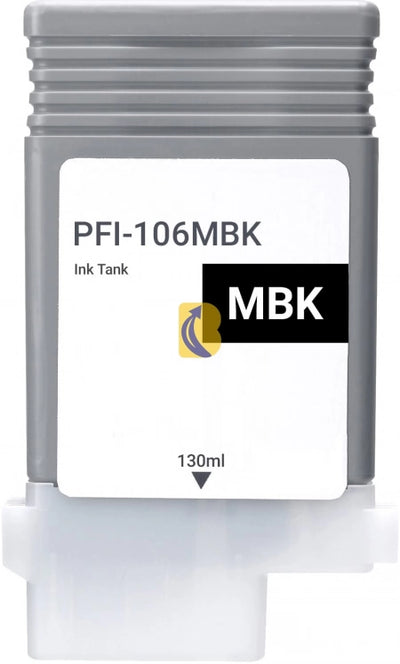Top Banana's - Canon PFI106MBK Compatible Matte Black Ink Cartridge 130ml