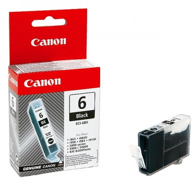 Genuine Canon BCI6BK Black Ink Cartridge 280 Prints
