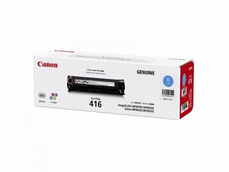 Genuine Canon CART416C Cyan Toner Cartridge 1,500 Prints