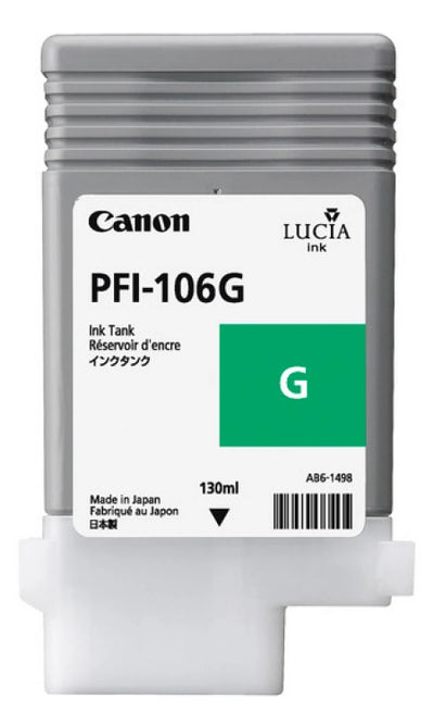 Canon PFI106G Green Genuine Ink Cartridge 130ml