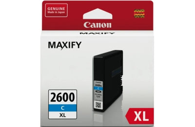 Canon PGI2600XLC Cyan Genuine Ink Cartridge 1,500 Prints