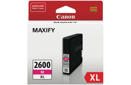 Canon PGI2600XLM Magenta Genuine Ink Cartridge 1,500 Prints