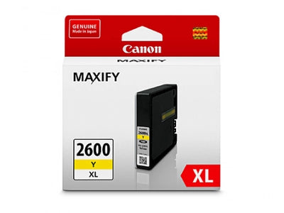 Canon PGI2600XLY Yellow Genuine Ink Cartridge 1,500 Prints
